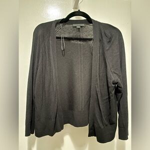 Ann Taylor Black Open-Front Women's Cardigan